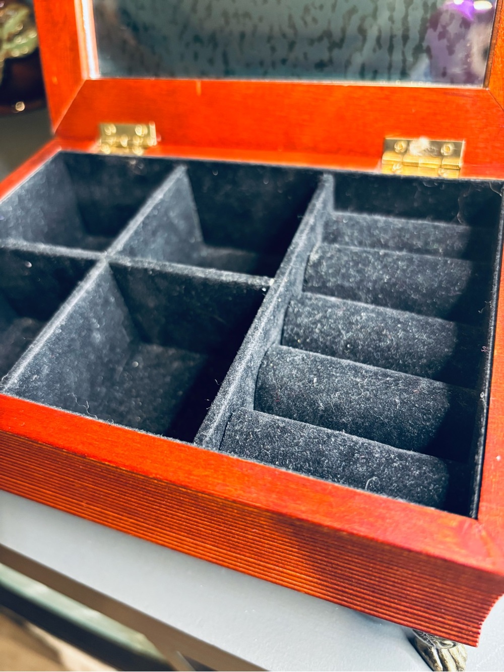 Cherry Wood Jewelry Box - Picture 5 of 7